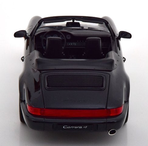 [ Pre-order ] 187332 NOREV 1:18 Scale Porsche 911 (964) Carrera 4 1990 Cabrio Black Metallic (Modellissimo Custom Order)