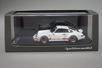 1:43 Ignition model IG2520 Porsche RWB 964 White model car