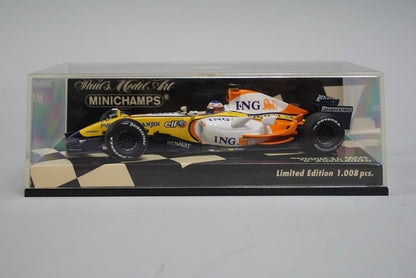 1:43 MINICHAMPS 400070074 Renault F1 Team Show Car 2007 #4 H. Kovalainen model car