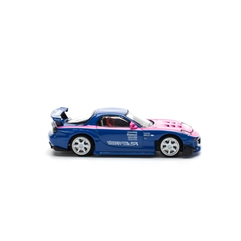 [ Pre-order ] PR640240 POP RACE 1:64 Mazda Amemiya MAZDA RX7 RE-AMEMIYA BLUE/PINK