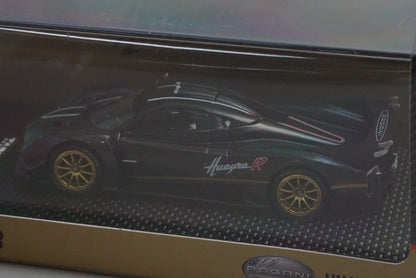 T64G-TL035-MBCF Tarmac Works 1:64 Pagani Huayra R Matt Black Carbon Fiber