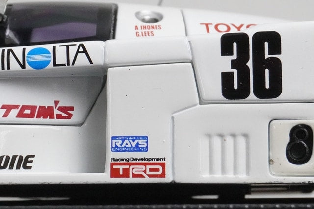 1:43 EBBRO 43789 Toyota Tom's 88C Test Car White model car