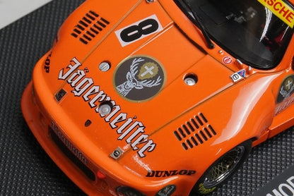1:43 EBBRO 44132 Max Moritz Porsche 935 #8 Orange Jagermeister model car