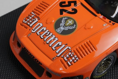 1:43 EBBRO 44303 Jaegermeister Porsche 935 K3 Hockenheim 1981 #52 Orange model car