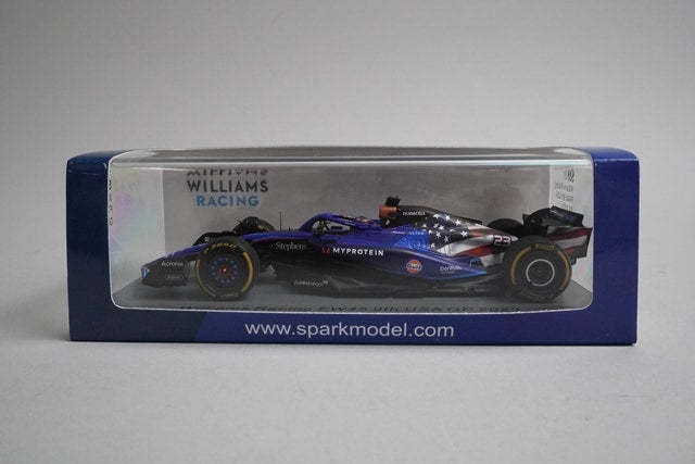 1:43 Spark S8917 Williams Racing FW45 United States GP 9th 2023 #23 model car