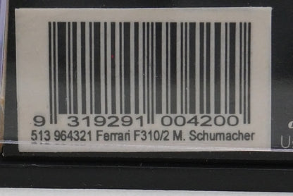 1:43 MINICHAMPS 513964321 Qantas Ferrari F310/2 Australian GP 1997 #1 model car