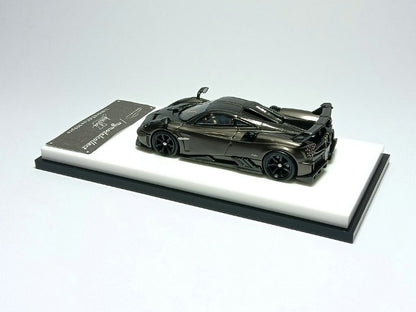 MC640015D MC Model Collect 1:64 Scale Pagani Huayra Imola, Pearl Grey with Carbon Roof