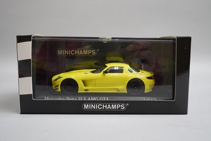 1:43 MINICHAMPS 410113201 Mercedes-Benz SLS AMG GT3 2011 Yellow model car