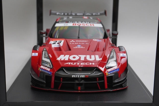 1:18 KYOSHO KWAM100005 Nissan NISMO Motul Autech GT-R Super GT GT500 2021 #23 model car