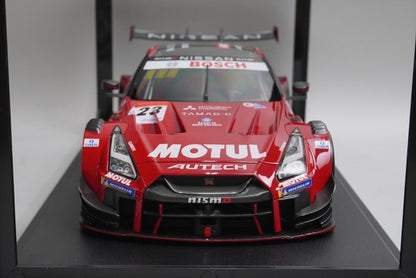 1:18 KYOSHO KWAM100005 Nissan NISMO Motul Autech GT-R Super GT GT500 2021 #23 model car