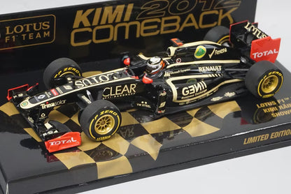 1:43 MINICHAMPS 413120179 Lotus F1 Team Show Car 2012 #9 K. Raikkonen