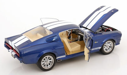 [ Pre-order ] KKDC120174 KK scale 1:12 Ford Mustang Shelby GT500 1967 Blue Metallic/White
