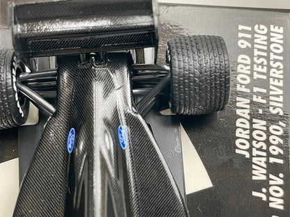 1:43 MINICHAMPS 410910099 Jordan Ford 911 F1 Test 28 Hours NOV.1990 Silverstone model car