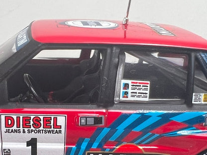 1:43 ixo LCJ010 Lancia Delta HF Integrale 16V Sanremo Rally 1989 #1 M. Biasion model car