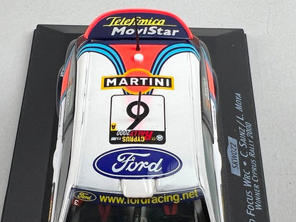 1:43 VITESSE SKW022 Ford Focus WRC CYPRUS Rally 2000 #6 C. Sainz L. Moya model car