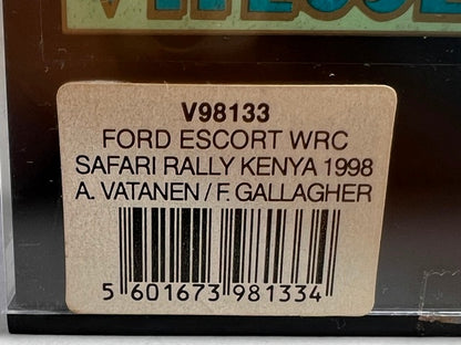 1:43 VITESSE V98133 Ford Escort WRC SAFARI Rally KENYA 1998 #8 A. Vatanen F. Gallagher model car