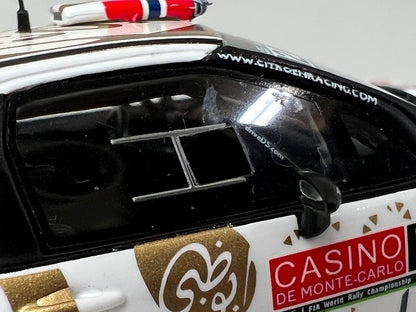 1:43 Spark S4508 DS3 WRC Citroen Total Abu Dhabi WRT Monte Carlo 2015 #12 M. Ostberg J. Andersson model car