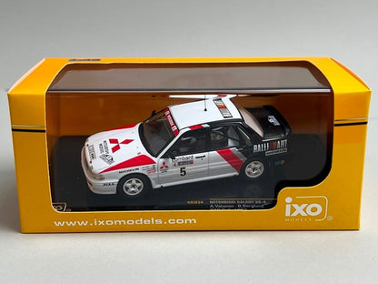 1:43 ixo KBI034 Mitsubishi Galant VR-4 RAC Rally 1988 #5 A. Vatanen B. Berglund model car