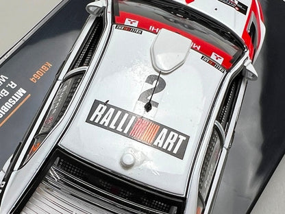 1:43 ixo KBI064 Mitsubishi Carisma GT GB Rally 1998 #2 R. Burns R. Reid model car