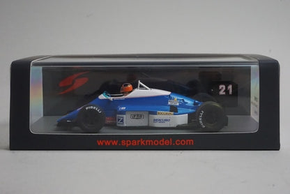 1:43 Spark S3966 Osella FA1G Austrian GP 1986 #21 P. Ghinzani model car