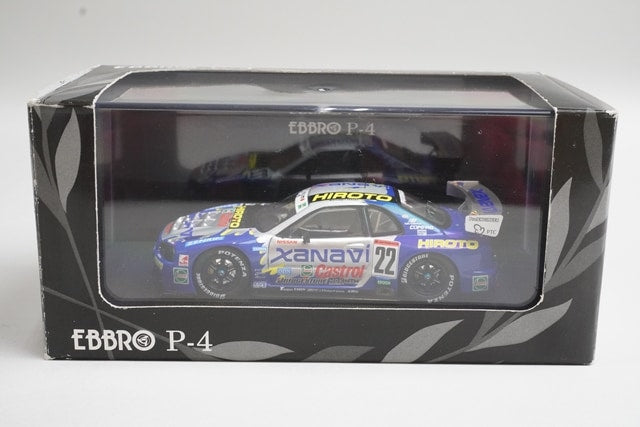 1:43 EBBRO P419 Nissan Xanavi Hiroto GT-R JGTC 2001 #22 model car