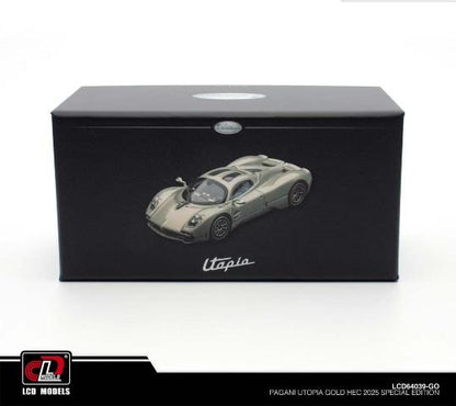LCD64039-GO LCD 1:64 Pagani Utopia TMCS 2025 Malaysia Limited Edition Gold