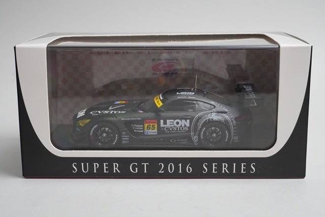 1:43 EBBRO 45408 Mercedes Leon Cvstos AMG-GT Super GT GT300 Rd.1 2016 #65 model car