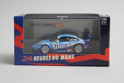 1:64 MINICHAMPS 640076771 Porsche 911 GT3 RSR Le Mans 2007 #71 model car