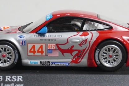 1:64 MINICHAMPS 640076444 Porsche 911 GT3 RSR ALMS 2007 #44 model car