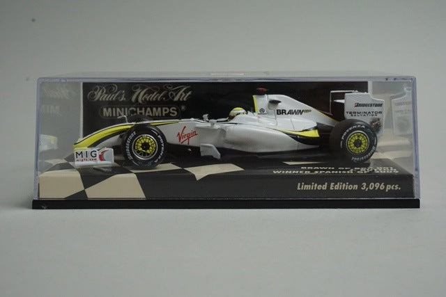 1:43 MINICHAMPS 400090422 Brawn GP Spanish GP 2009 #22 model car