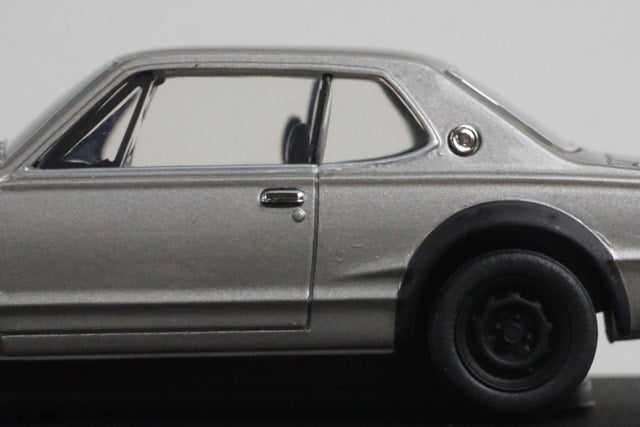1:43 EBBRO 43172 Nissan Skyline GT-R KPGC10 1970 Silver model car