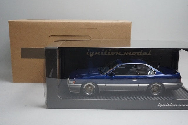 1:18 ignition model IG3701 Nissan Leopard 3.0 Ultima Blue/Silver model car