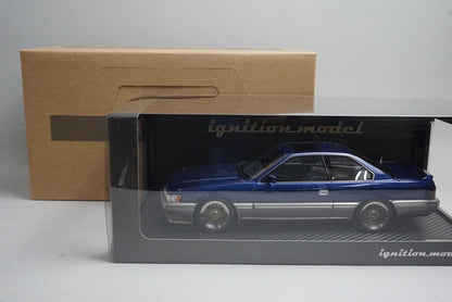 1:18 ignition model IG3701 Nissan Leopard 3.0 Ultima Blue/Silver model car
