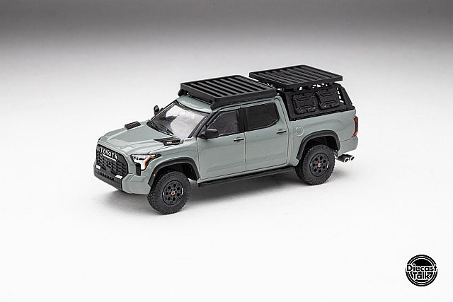 DTG0023-LR GCD Gaincorp Products 1:64 Toyota Tundra TRD PRO Lunar Rock DiecastTalk Special Order *Roof rack accessories included