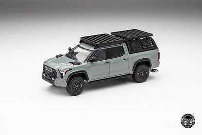 DTG0023-LR GCD Gaincorp Products 1:64 Toyota Tundra TRD PRO Lunar Rock DiecastTalk Special Order *Roof rack accessories included