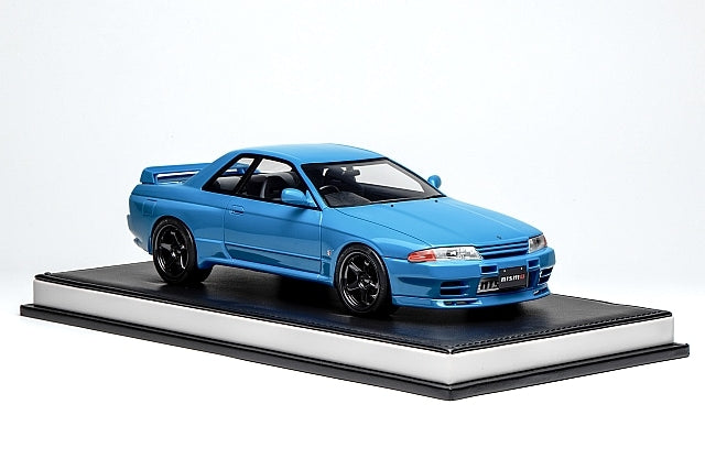 MH029CB MOTORHELIX 1:18 Scale Nissan Skyline GT-R (R32) Customized Version Cyan Blue