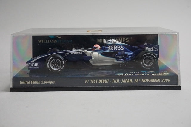 1:43 MINICHAMPS 400060135 Williams FW28 F1 Test Fuji 2006 model car