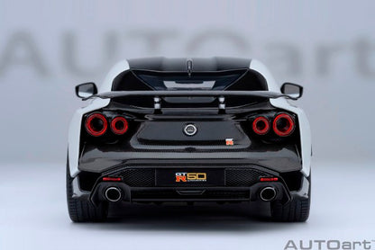 77511 AUTOart 1:18 Nissan GT-R50 by ITALDESIGN Metallic White Black model car