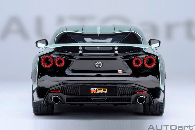 77512 AUTOart 1:18 Nissan GT-R50 by ITALDESIGN Metallic Green Black model car