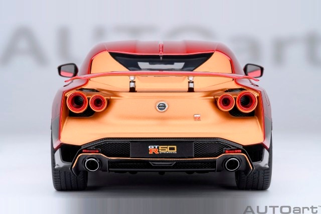 77514 AUTOart 77514 1:18 Nissan GT-R50 by ITALDESIGN Metallic Red Gold model car