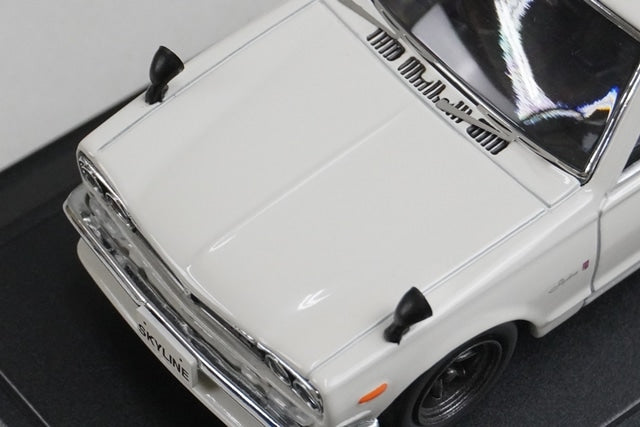 1:43 EBBRO 43582 Nissan Skyline GT-R KPGC10 1971 White model car