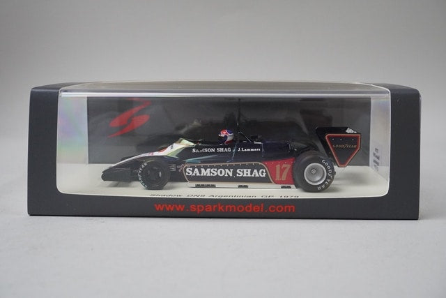1:43 SPARK S7370 Shadow DN9 Argentine GP 1979 #17 I. Lammers model car