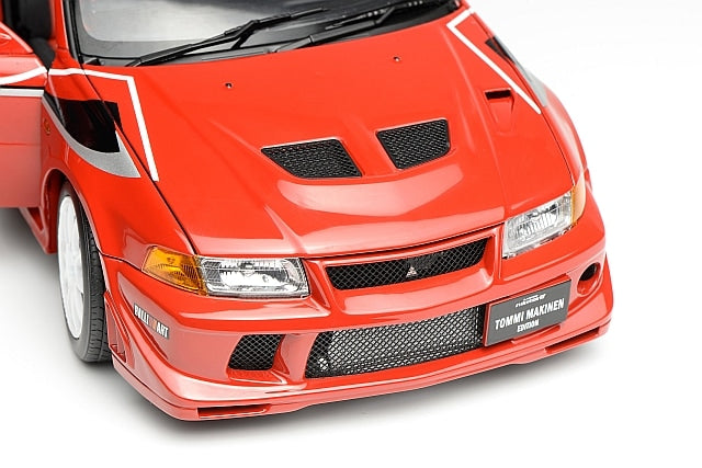 [ Pre-order ] M84302 MOTORHELIX 1:18 Mitsubishi Lancer Evolution VI GRS T.M.E PASSION RED