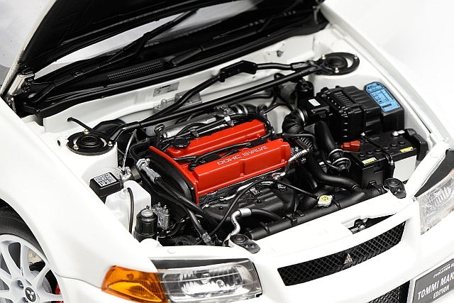 [ Pre-order ] M84305 MOTORHELIX 1:18 Mitsubishi Lancer Evolution VI GRS T.M.E SCOTIA WHITE