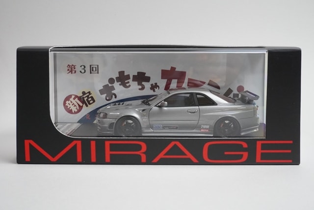 1:43 HPI 8392 Mirage Shinjuku Toy Carnival custom Nissan NISMO Omori Factory CRS Silver model car
