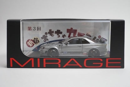 1:43 HPI 8392 Mirage Shinjuku Toy Carnival custom Nissan NISMO Omori Factory CRS Silver model car