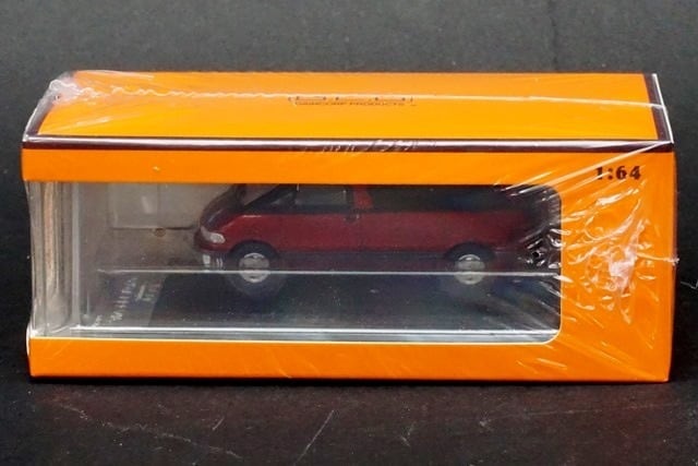 KS-016-108 GCD Gaincorp Products 1:64 Toyota PREVIA Estima Red LHD model car