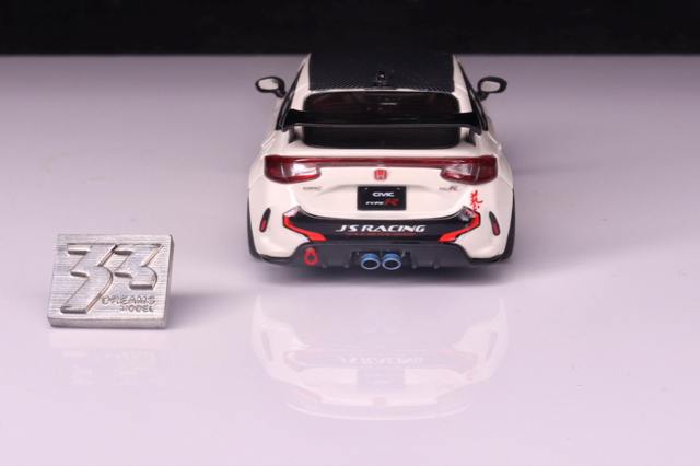 33 DREAMS 1:64 J'S RACING DETAIL UP KIT For Civic type R FL5 Decal Kit *Minicar not included.