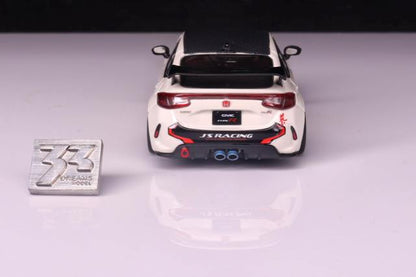 33 DREAMS 1:64 J'S RACING DETAIL UP KIT For Civic type R FL5 Decal Kit *Minicar not included.