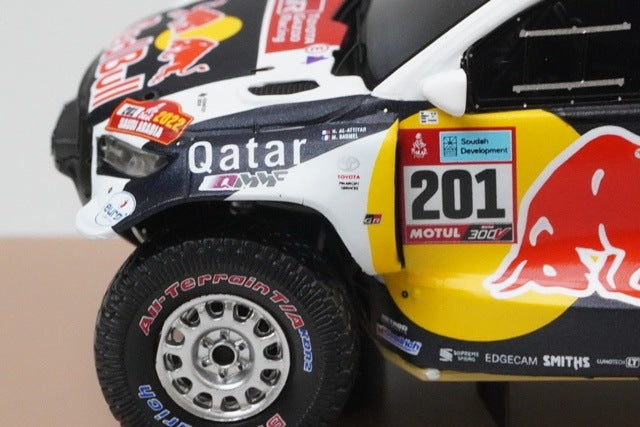 1:43 Spark S5870 Toyota GR DKR Hilux T1+ Dakar 2022 #201 model car